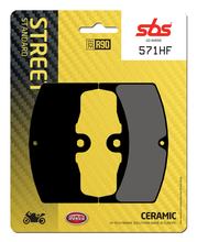 Pastilhas de Freio SBS 571HF Street Ceramic para Honda CBX F Custom 400 ccm Ano. 1985 - 1988