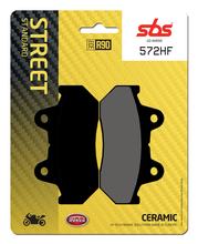 Pastillas de freno SBS 572HF Street Ceramic para Honda CN Helix GL Gold Wing CB F F2 Bol d`Or CX T T1 T2 TZ CBX Nighthawk PC05 125 - 1200 ccm