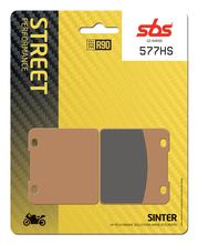 Pastillas de freno SBS 577HS Street Sinter para Suzuki VL 1 Intruder C VS GSX-R G.H.J GL GLP GLF 500 - 1500 ccm Año 1984 - 2003