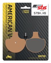 Plaquettes de frein SBS 579H.HS Street Sinter à haute performance pour Harley Davidson FXSTS Springer Softail FXSTB Night Train, Daelim XQ1 Dome XLH