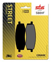 Remblokken SBS 580HF Street Ceramic voor Yamaha TT TTR TT-R 250 / 600 cc bouwjaar 1987 - 1992
