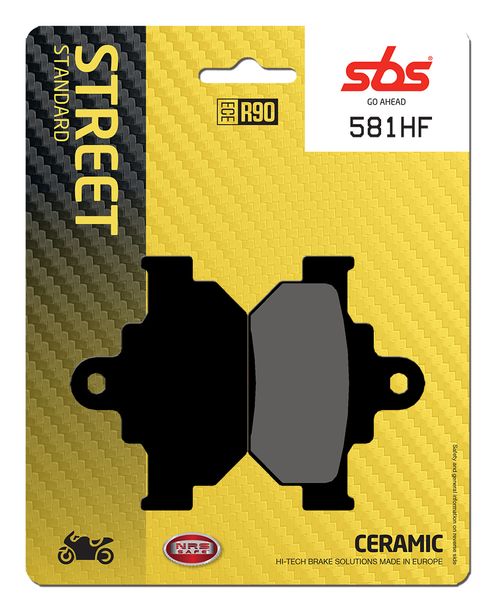 Pastiglie freno SBS 581HF Street Ceramic per Suzuki LS Savage P VL Intruder GZ Marauder 125 - 650 ccm Anno 1985 - 2015