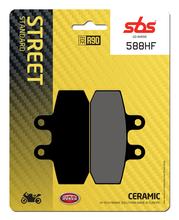 Pastilhas de Freio SBS 588HF Street Ceramic para Aprilia RSV4 RR RF, Honda CA Rebel Beta Enduro Supermoto RX NSR R Sachs ZX Moto Guzzi V9 8 Bobber CRM Shiver