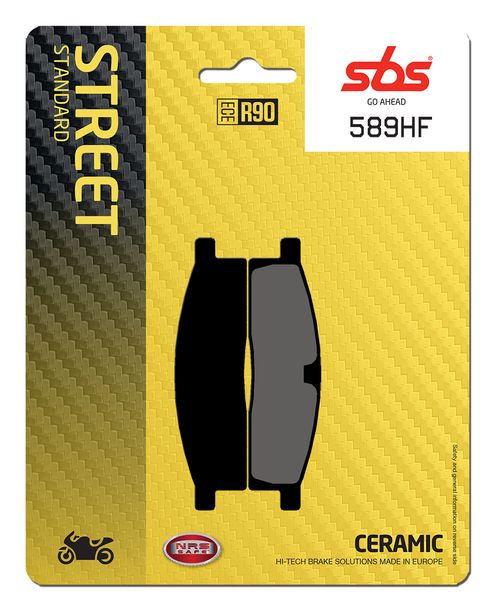 Bremsbeläge SBS 589HF Street Ceramic für Yamaha TT-R 125 ccm Bj. 2000 - 2022
