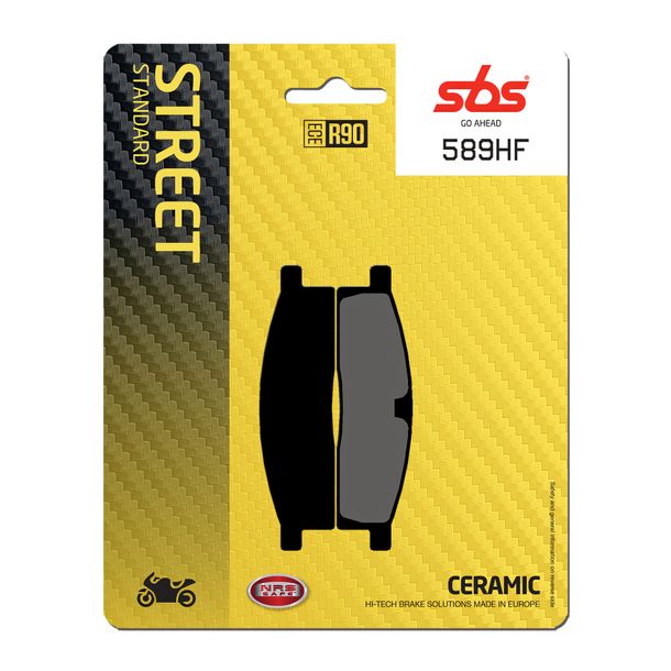 Bremsbeläge SBS 589HF Street Ceramic für Yamaha TT-R 125 ccm Bj. 2000 - 2022