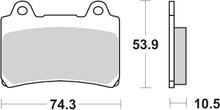 Remblokken SBS 590LF Street Ceramic