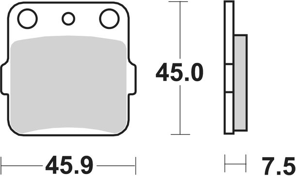Bremsbeläge SBS 592LF Street Ceramic