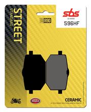 Remblokken SBS 596HF Street Ceramic voor Yamaha TT XT Tenere, Moto Guzzi NTX 600 / 750 cc Bouwjaar 1986 - 1993