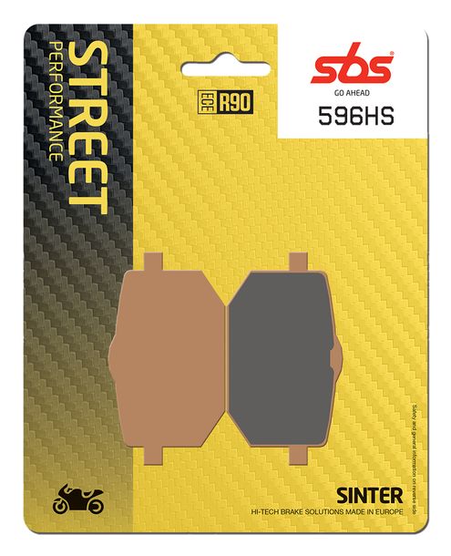 Pastiglie freno SBS 596HS Street Sinter per Yamaha TT XT Tenere, Moto Guzzi NTX 600 / 750 ccm Anno 1986 - 1993