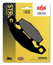 Remblokken SBS 597HF Street Ceramic voor Kawasaki ER-5, Suzuki DR S Big Ninja R GS KLR Tengai ZZR ZX KLE GSF Bandit 125 - 1100 ccm Bj. 1983 - 2008