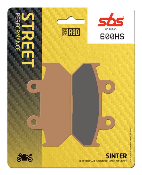 Bremsbeläge SBS 600HS Street Sinter für Honda NX Dominator CBR F VFR 650 - 1000 ccm Bj. 1986 - 1996