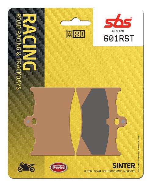 Plaquettes de frein SBS 601RST Road Racing Sinter pour Gilera Nordwest 600 ccm Année 1991 - 1993