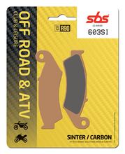 Pastilhas de Freio SBS 603SI Offroad Sinter para Honda XR R TRX FourTrax Recon CR 125 - 600 ccm
