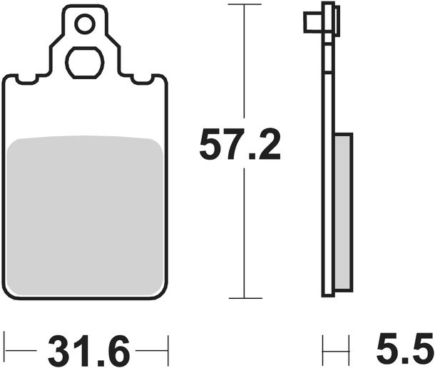 Bremsbeläge SBS 607LF Street Ceramic