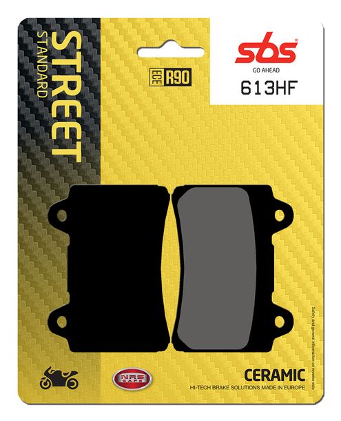 SBS 613HF Street Ceramic brake pads for Yamaha TRX XJR XVZ Royal Star FJ A FZR Exup R Venture Royale XVZ13TD 600 - 1300 ccm Year 1987 - 2001