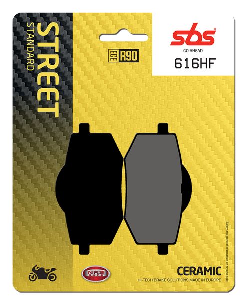 Remblokken SBS 616HF Street Ceramic voor Yamaha XV Virago S 250 / 535 ccm Bj. 1987 - 1995