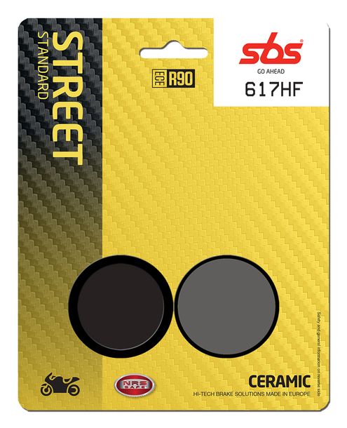 Pastillas de freno SBS 617HF Street Ceramic