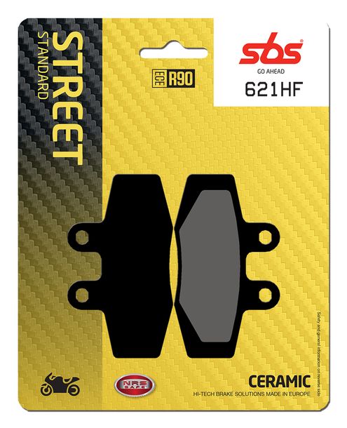 Bremsbeläge SBS 621HF Street Ceramic für KTM LC4 Enduro EGS MX Incas GS 125 - 600 ccm Bj. 1988 - 1993