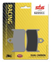 Pastillas de freno de doble carbono SBS 622DCC Road Racing Classic