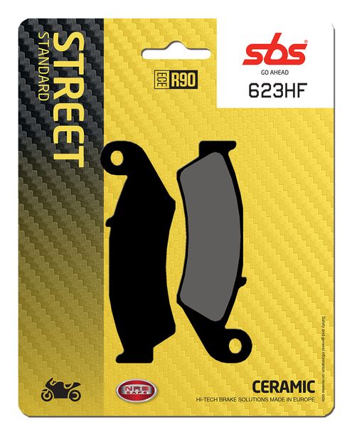 Bremsbeläge SBS 623HF Street Ceramic für Honda VFR R RVF 400 / 750 ccm Bj. 1987 - 1997