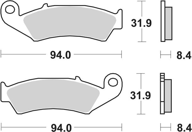 Bremsbeläge SBS 623LF Street Ceramic