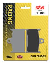 Pastillas de freno de doble carbono SBS 624DC Road Racing para Triumph Speed Triple i, Suzuki GSF Bandit N S Sprint ST RS Tiger Explorer XC GSX-R K.L.M.N