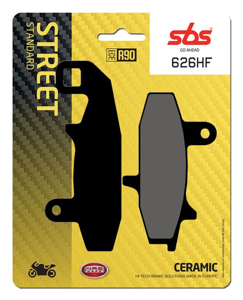 Bremsbeläge SBS 626HF Street Ceramic für Suzuki DR R RS Dakar Big S 600 - 800 ccm Bj. 1988 - 1996