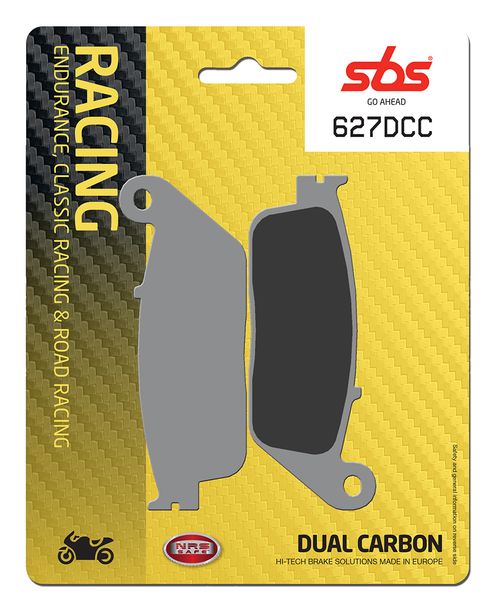 SBS 627DCC Road Racing Classic Dual Carbon Brake Pads