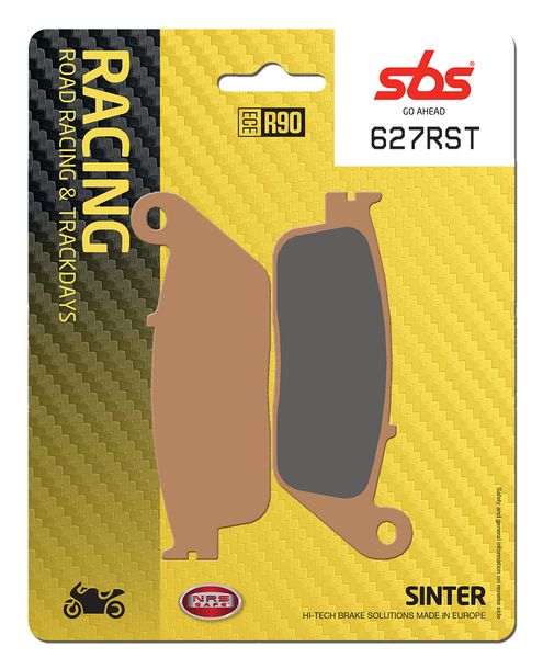 Plaquettes de frein SBS 627RST Road Racing Sinter pour Honda CB F Hornet, Suzuki GSF N S Bandit CBF ABS Triumph Trident Kawasaki Z 300 - 1500 ccm Année 1988 - 2022