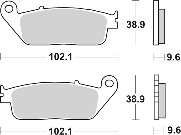 Bremsbeläge SBS 630LF Street Ceramic