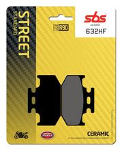 Pastilhas de Freio SBS 632HF Street Ceramic para Yamaha MT- ABS YZF-R DT X TT E XG Tricker 125 - 600 ccm Ano. 1989 - 2022