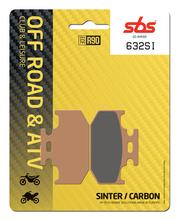 Pastilhas de Freio SBS 632SI Offroad Sinter para Kawasaki KLX R KX, Yamaha YZ WR TT E KDX GPZ 125 - 650 ccm Ano 1988 - 2007