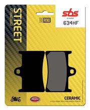 Pastillas de freno SBS 634HF Street Ceramic para Yamaha FZS Fazer S YZF-R6 125 - 1900 ccm Año 1989 - 2022