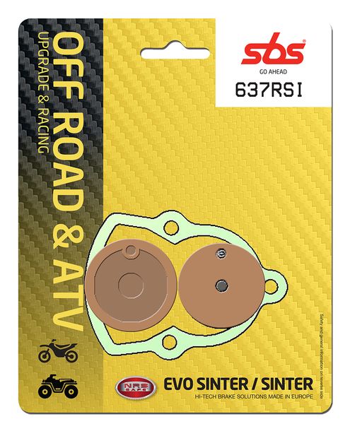Bremsbeläge SBS 637RSI Offroad Racing Sinter für Yamaha YFS Blaster U-P 200 ccm