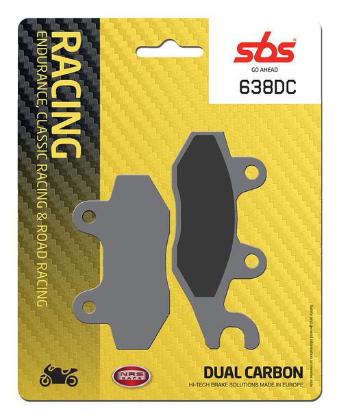 Bremsbeläge SBS 638DC Road Racing Dual Carbon