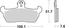 Klocki hamulcowe SBS 641LF Street Ceramic