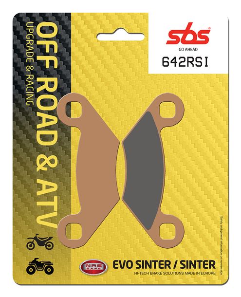 Bremsbeläge SBS 642RSI Offroad Racing Sinter für Polaris Sportsman EBS HO Mossy Oak X2 EFI MV Trail Boss Blazer Twin MV7 Scrambler X Freedom Xpedition