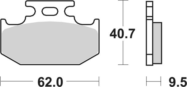 Pastiglie freno SBS 648LF Street Ceramic