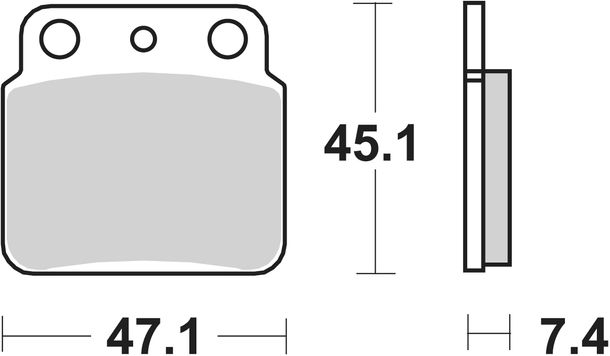 Pastiglie freno SBS 649LF Street Ceramic