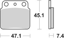 SBS 649LF Street Ceramic brake pads