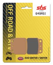 Pastilhas de Freio SBS 649RSI Offroad Racing Sinter para Suzuki LT-Z Quadsport, Arctic Cat DVX LT-R Quadracer Kawasaki KFX Sport 400 / 450 ccm