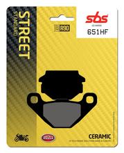 Bremsbeläge SBS 651HF Street Ceramic für Aprilia SR Motard AC, Yamaha DTR SM X RS4 SX MX MBK X-Limit RX N Pegaso 6 50 - 650 ccm