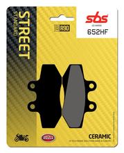 Pastilhas de Freio SBS 652HF Street Ceramic para Aprilia SR Motard AC SX R LC Euro4, Derbi Senda DRD Racing Beta RR Enduro Supermoto Rieju SMX MRX PRO GPR Gas