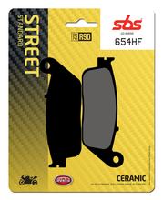 Plaquettes de frein SBS 654HF Street Ceramic pour Honda NTV Revere, Yamaha MT-01 1700 ST Pan-European Pan European CBS ABS TCS 650 - 1670 ccm Année 1990 - 2012