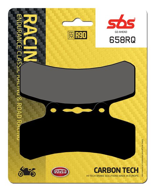 Plaquettes de frein SBS 658RQ Road Racing Carbon Tech