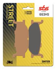 Plaquettes de frein SBS 663HS Street Sinter pour Yamaha XV Virago XJ S Diversion 400 - 1600 ccm Année 1991 - 2021