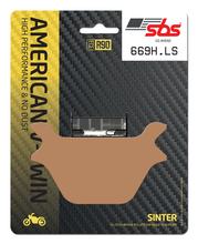 Pastiglie freno sinterizzate ad alte prestazioni SBS 669H.LS Street per Harley Davidson FXSTS Springer Softail FXSTB Night Train XLH Sportster FXSTC Classic Anno 1987 - 1999