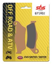 Pastilhas de Freio SBS 671RSI Offroad Racing Sinter para KTM Duke LC4 EXC EGS SX, Aprilia Suzuki GSF Bandit S ABS RACING Husqvarna TE SXC WRE 85 - 650 ccm