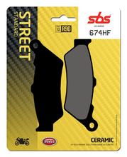 Pastilhas de Freio SBS 674HF Street Ceramic para BMW R 12 GS 1 Adventure F 0 ESA RT LC 6 Dakar 50 - 2300 ccm Ano. 1994 - 2022