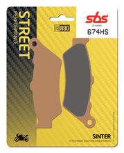 Plaquettes de frein SBS 674HS Street Sinter pour BMW F 0 GS ESA Adventure 6 Dakar, KTM LC4 R ST Twin 50 - 1200 ccm Année 1994 - 2022
